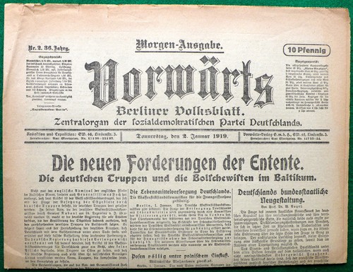 Vorwärts berliner - -,