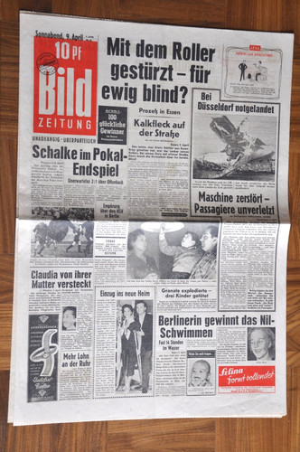 Bild zeitung april 1955 - bild,