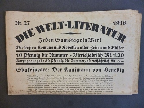 Die welt literatur jede - welt, .