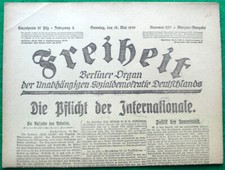 Freiheit - Zeitung Mai 1919