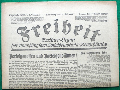 Freiheit zeitung juli - freiheit,